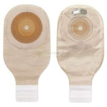 Load image into Gallery viewer, Sac vidable transparent (30 cm) avec filtre une pièce Premier Flextend avec fermoir Lock n Roll et champ protecteur convexe à découper