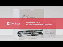 Charger et lire la vidéo dans la visionneuse de la Galerie, Cathéter intermittent hydrophile Vapro Plus Pocket homme, droit, 16FR (bt/30)