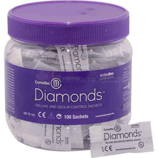 Diamonds - Sachets Gélifiants Et Désodorisants Éliminateurs Dodeur Convatec