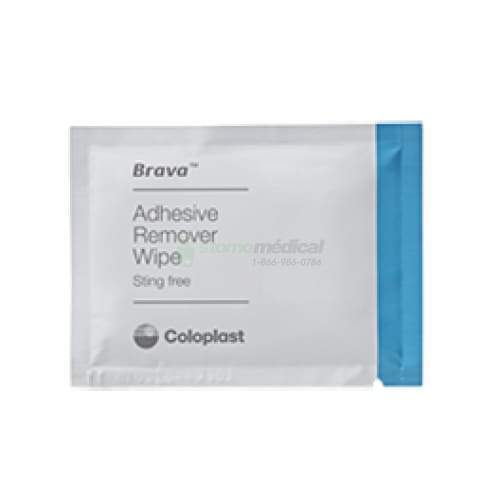 Dissolvant pour adhésif Brava en lingettes (sans alcool) Coloplast