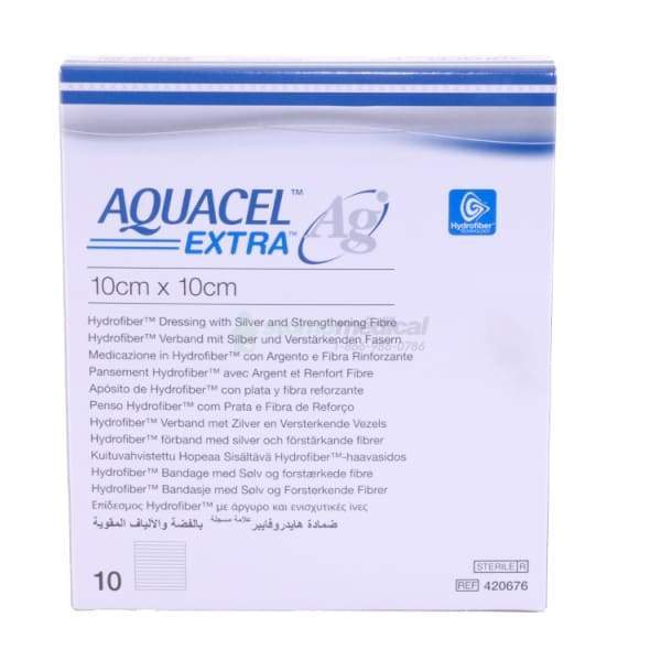 Pansement Aquacel Ag Extra Hydrofiber Avec Fibres De Renfort Stérile Convatec