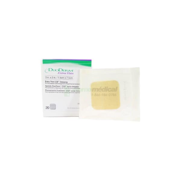 Pansement Hydrocolloïde Duoderm Cgf Extra-Mince Stérile Et Carré Convatec