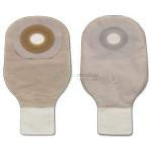 Charger l&#39;image dans la galerie, Sac vidable beige 9 (23 cm) une pièce Premier Flextend avec fermoir à clampe et champ protecteur plat précoupé Hollister
