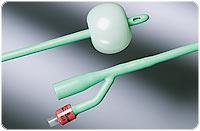 Sonde urinaire - sonde de Foley à 3 voies, avec valve en plastique Zarys  Taille du cathéter CH 16