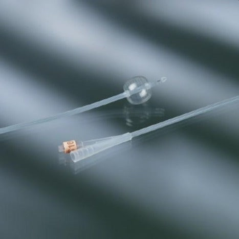 Foley probe without 100% silicone coating, 2 lanes, 30cc, 24FR (BT/12)