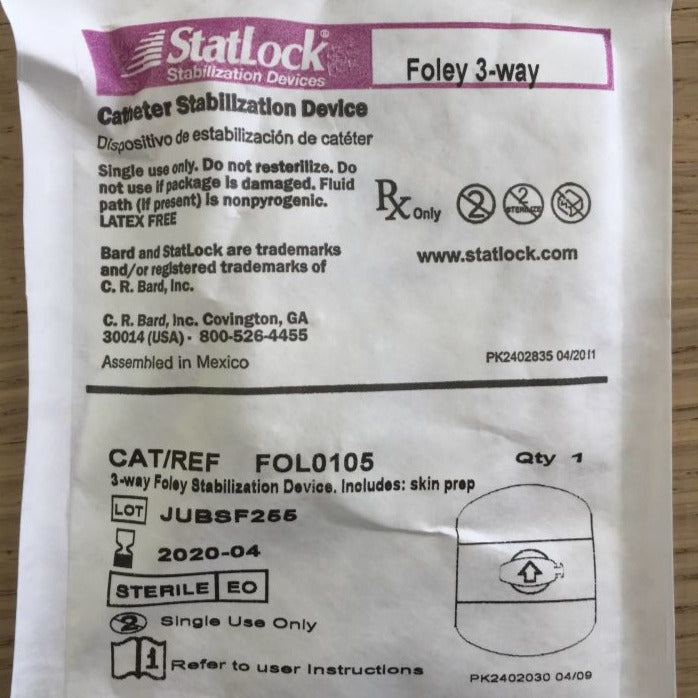 Stabilisateur-cathéter Statlock | Code D-FOL0105